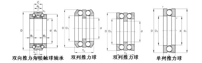 NSK-53426X軸（zhóu）承-推力球軸承